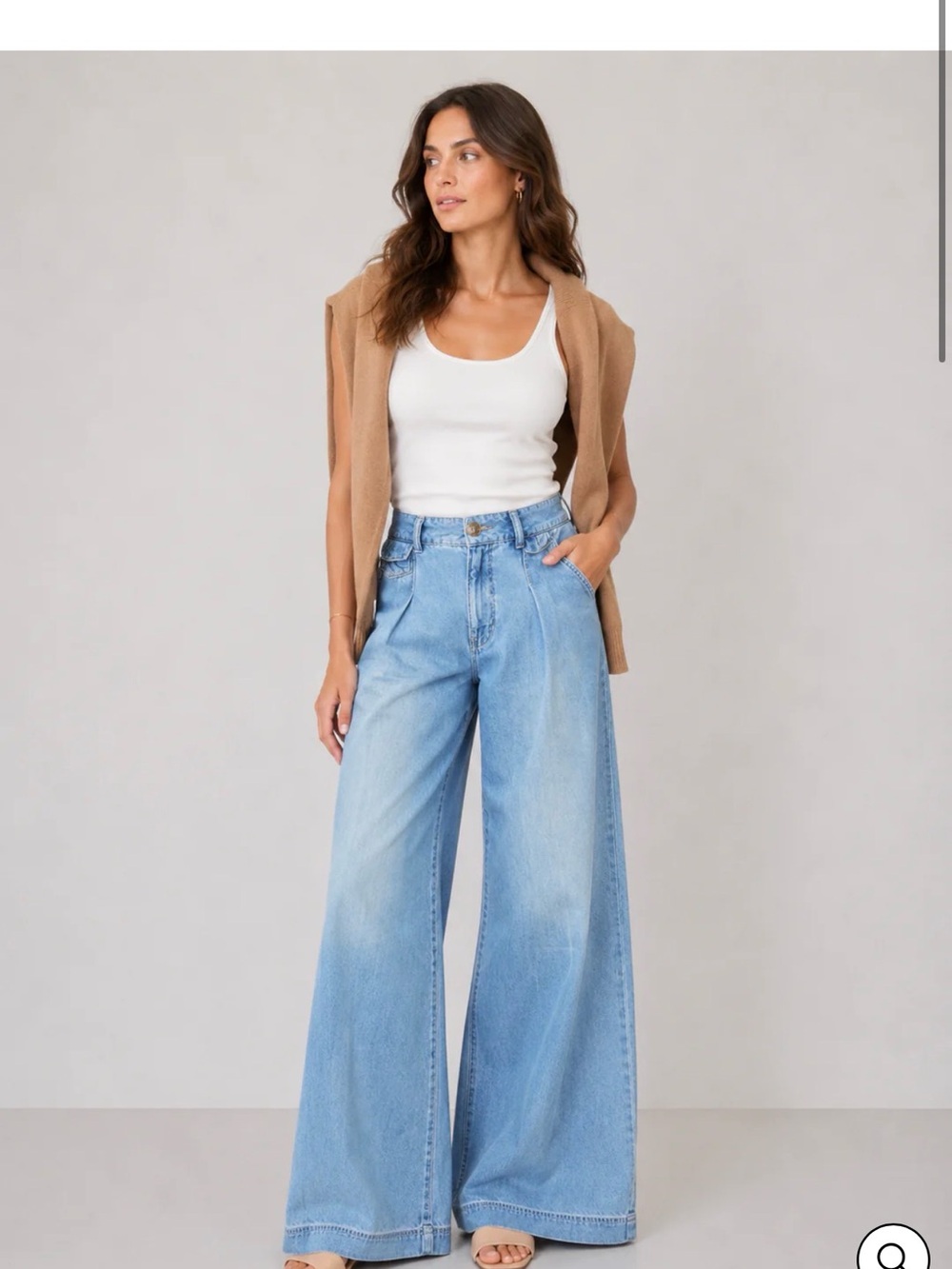 Habitual Light Wash High-Rise Wide Leg Jeans